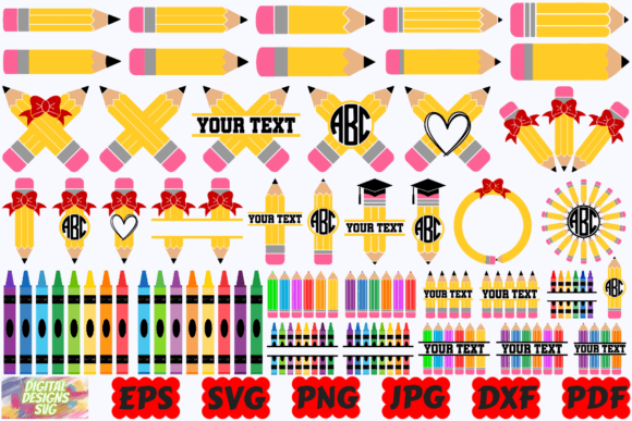 Download Pencil SVG | Crayon SVG | School Pencil - Premium Resources