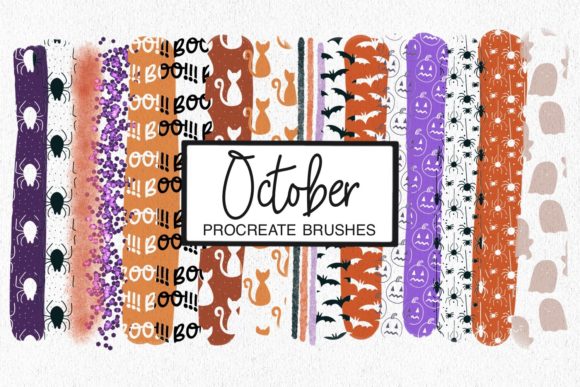 Download October Procreate Pattern Brushes - Procreate pattern brushes Collection