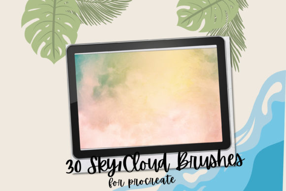 Download 30 Sky Stamps for Procreate - Sky stamps Collection