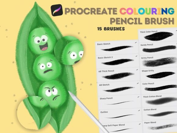 Download Procreate Pencil Brush Set - Pencil Collection